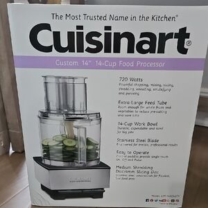 Cuisinart 14-Cup Food Processor - Silver and Black